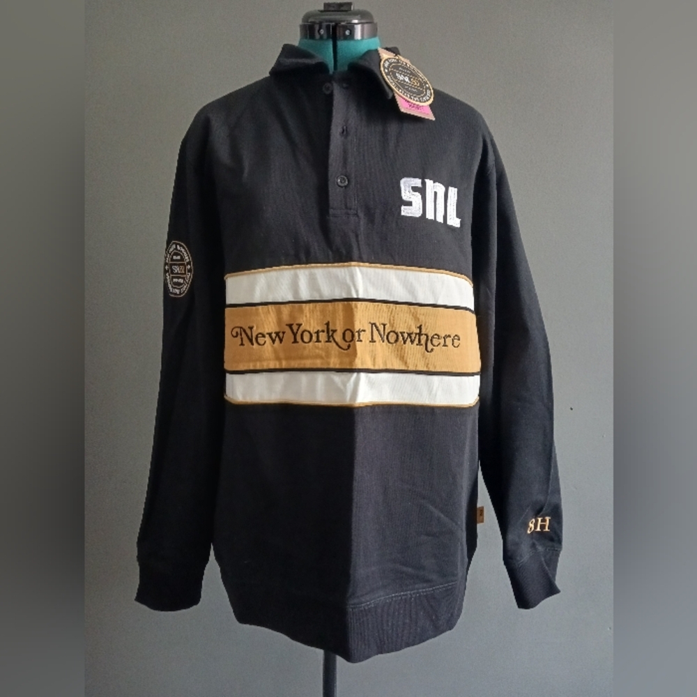 NWT NYON NEW YORK OR NOWHERE x SNL polo Shirt Size M